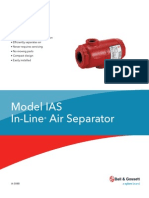 Model IAS In-Line Air Separator