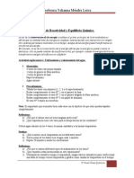 Guía Nº1 Nociones de Reactividad y Equilibrio Químico