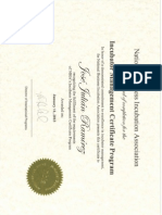 Certificado en Gerencia de Incubadoras de Empresas