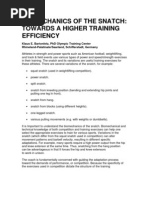 Download Biomechanics of the snatch Toward a higher training efficiency by amblus SN231852 doc pdf