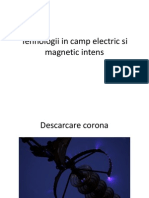 Tehnologii in Camp Electric Si Magnetic Intens