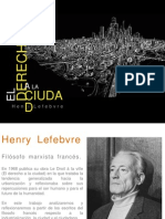 El Derecho A La Ciudad. Henri Lefevbre