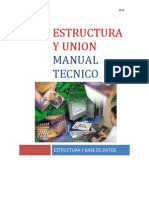 Manual Tecnico de Estructuras y Union
