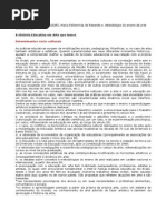 A História Educativa Em Arte