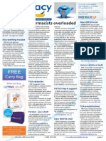 Pharmacy Daily For Mon 30 Jun 2014 - Pharmacists Overloaded, Community Pharmacy Focus, James LaValle at A5M, Weekly Comment and Much More