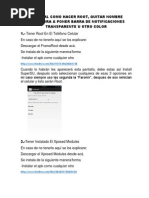 Download Tutorial Como Hacer Root Quitar Nombre de Operadora  Cambiar de Color La Barra de Notificaciones by Skn Hernandez SN231873689 doc pdf