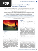 El Ser Humano y La Genesis Del Trabajo Enfermero Comunitario