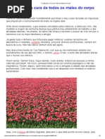 Oração Para a Cura de Todos Os Males Do Corpo