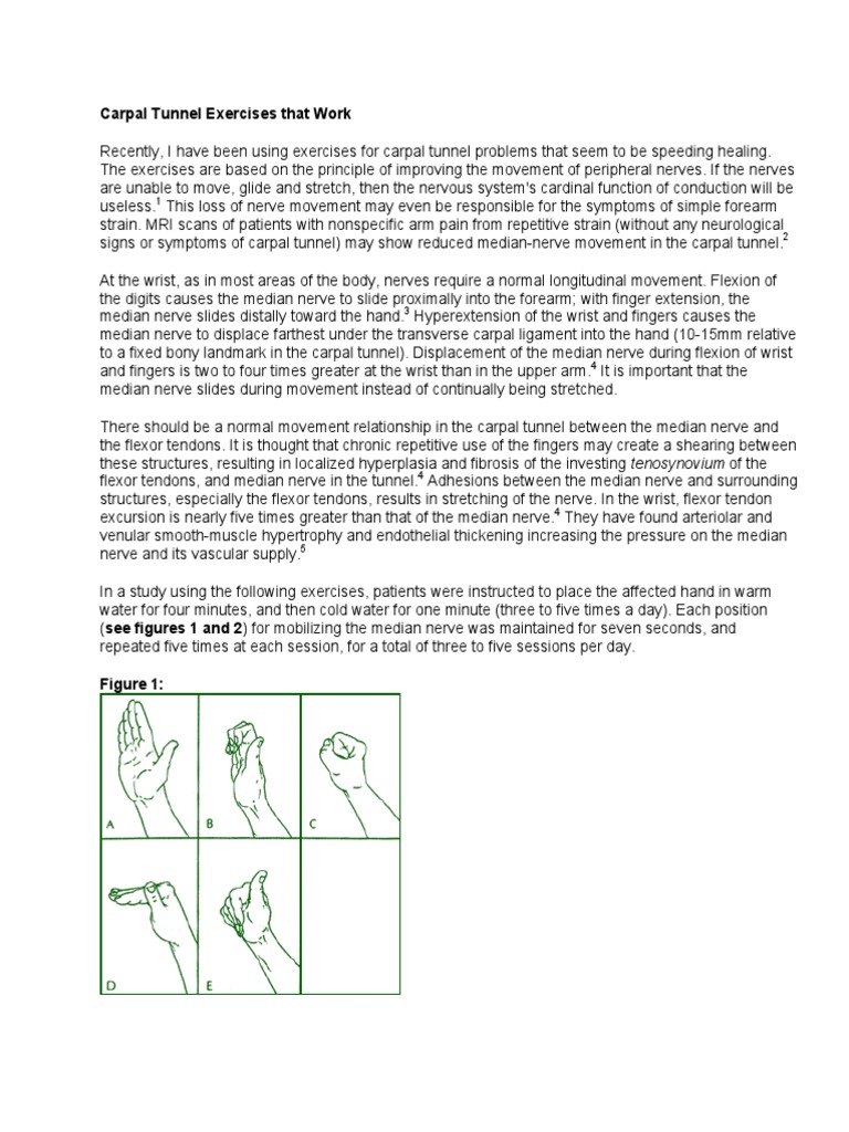 Carpal Tunnel Exercises that Work | Carpal Tunnel Syndrome | Hand
