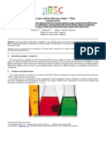 Proceeding Template