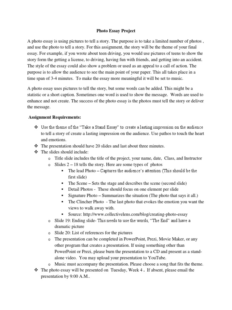 photo essay project1 Photograph Essays