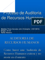 4.2 Proceso de Auditoria de Recursos Humanos