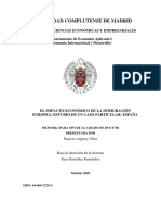 Impacto Económico de Los Extranjeros en España