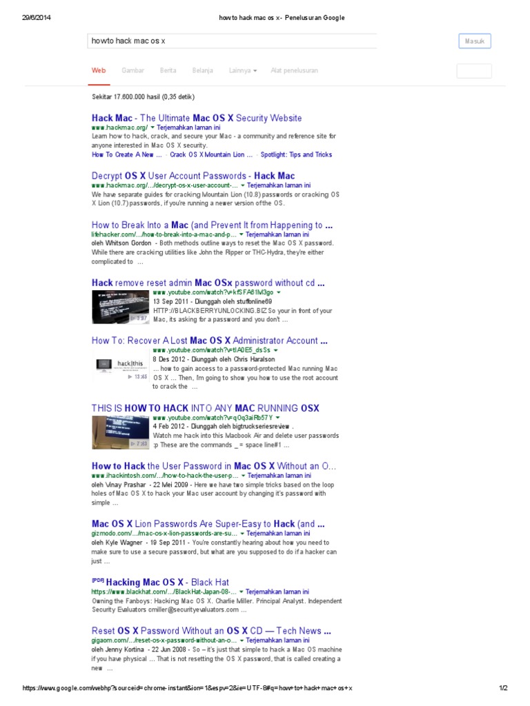 How to hack into administrator account mac