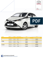 Toyota Aygo - Štandardný Cenník Jún 2014