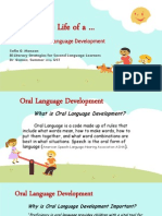 Activity 7 Oral Language Development Activity
