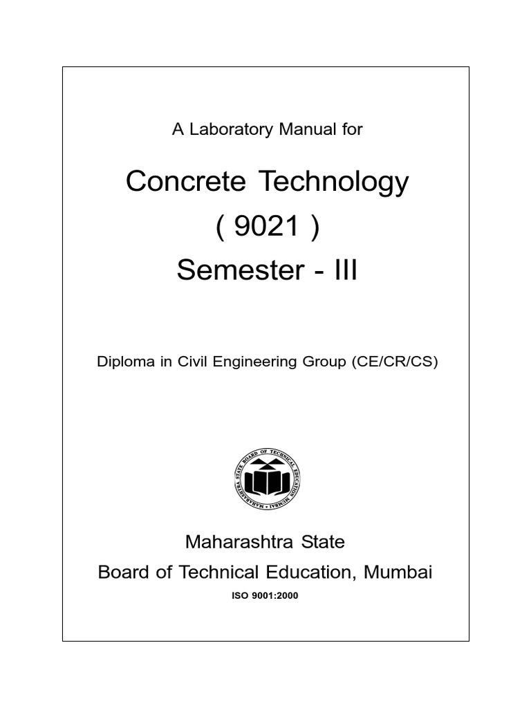 Lab manual for diploma civil engineering