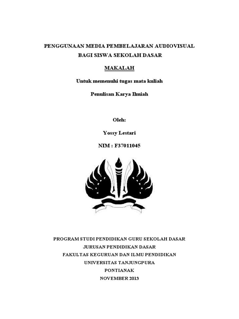 Penggunaan Media Pembelajaran Audiovisual