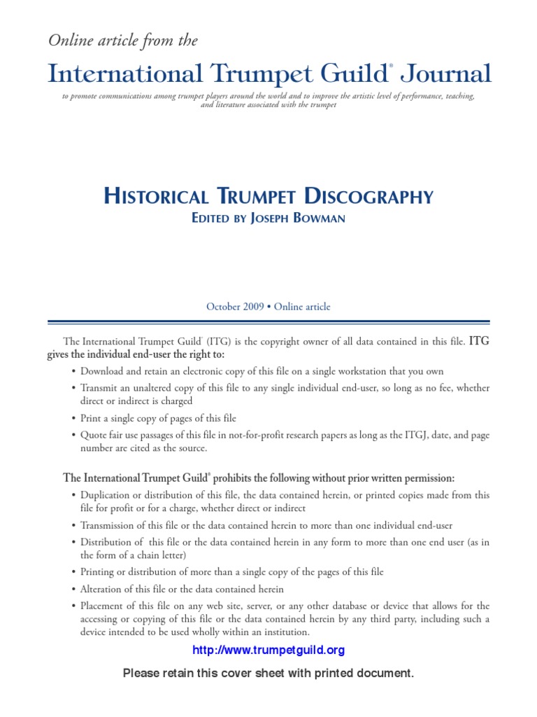 Discography Online | PDF