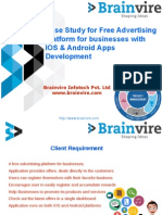 Case Study for Free advertising platform for businesses with IOS & Android Apps development