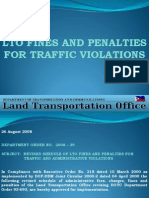 LTO Fines & Penalties 2008