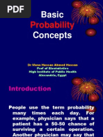 Basic Concepts: Probability