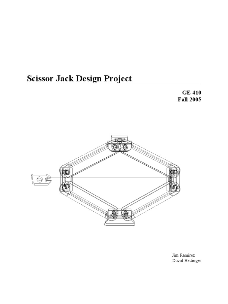 Design of The Toggle Jack PDF Screw Buckling