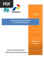 Download Proposal Magang Pertamina by Lucky Brilliantono SN231917038 doc pdf