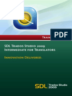 96585529 SDL Trados Studio 2009 for Translators Intermediate