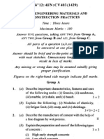 Civil Engineering Materials and Construction Practices w12