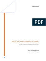 Download Proposal Aplikasi SIMRS Sistem Informasi Manajemen Rumah Sakit by Rumah Sakit Pro SN231927344 doc pdf