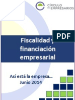 Fiscalidad y Financiación Empresarial-Así Está La Empresa-junio 2014-Círculo de Empresarios