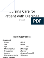 Nursing Care For Patient With Diarrhea