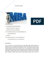 MBA Project Report of DY Patil Distance MBA