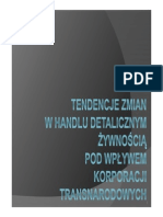 Tendencje Zmian w Handlu Detalicznym Zywnoscia P. Chechelski