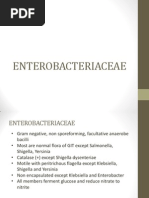 ENTEROBACTERIACEAE 