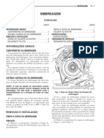 Guia de embreagem completo com remoção e instalação de componentes