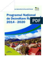 PNDR 2014-2020 (draft martie 2014)