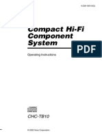 Compact Hi-Fi Component System: CHC-TB10