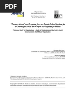 Corpo e Alma Nas Organizações