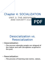 Chapter 4 Socialization - FE 401
