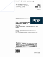 ISO 683-18-1996 Heat-Treatable Steels, Alloy Steels and Free-Cutting Steels - Part 18 Bright Products of Unalloyed and Low Alloy Steels