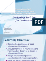 1designing Positions For Volunteers
