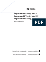 Manual de Utilização Da Plotter HP DesignJet 455