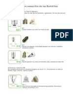 Diferentes Casquillos de Las Bombillas