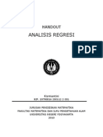 Handout Analisis Regresi