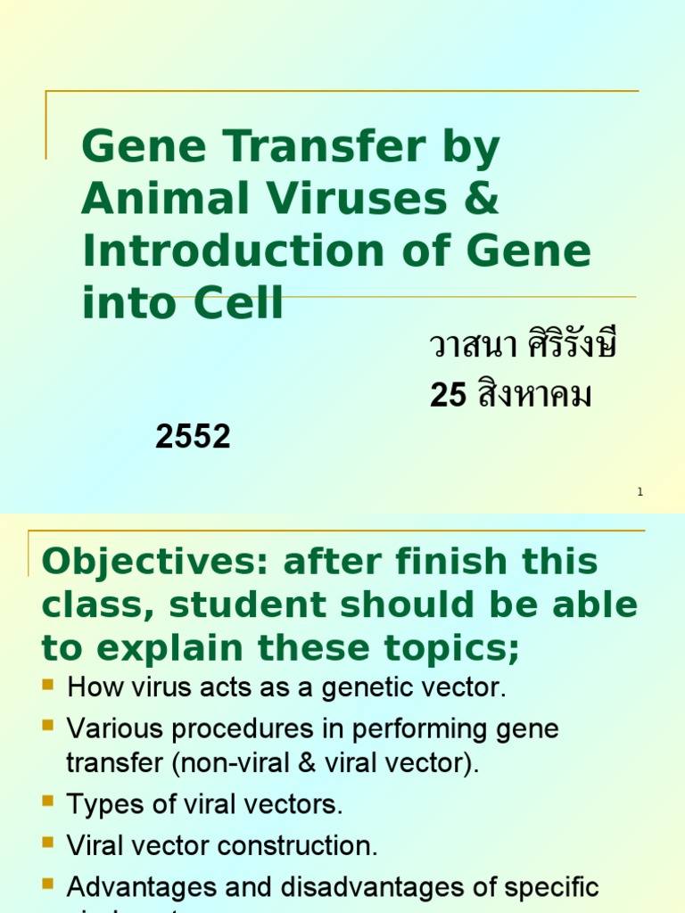 Cell Biol Virus Vectors Aug 2009 | Viral Vector | Retrovirus