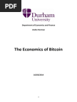 The Economics of Bitcoin