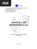Sistemas de Ar Condicionado e Refrigeração. Apostila 02.