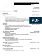Resume Without Header